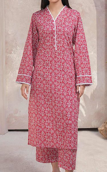 Limelight Red/Off White Lawn Suit (2 Pcs) | Pakistani Lawn Dress in USA- Image 1