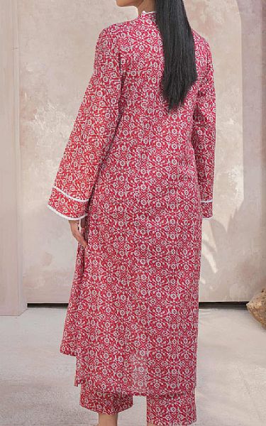 Limelight Red/Off White Lawn Suit (2 Pcs) | Pakistani Lawn Dress in USA- Image 2