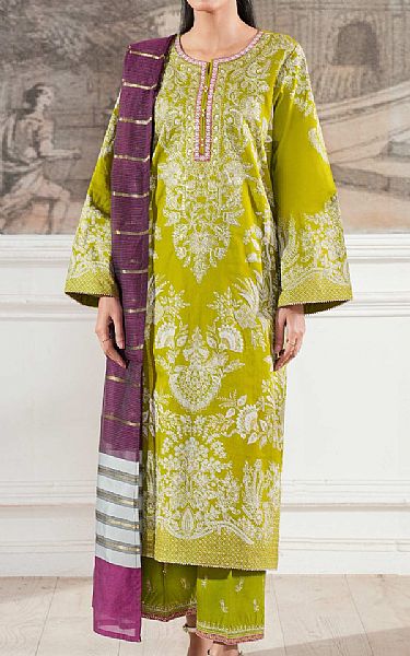 Limelight Lime Green Lawn Suit | Pakistani Lawn Dress in USA- Image 1