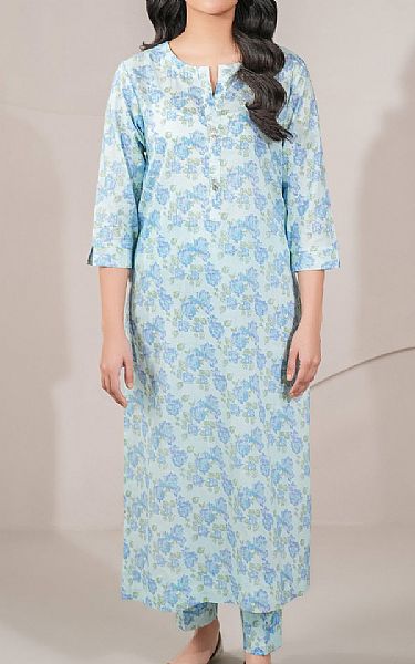 Limelight Sky Blue Lawn Suit (2 Pcs) | Pakistani Lawn Dress in USA- Image 1