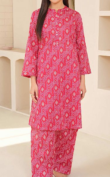Limelight Cerise Pink Lawn Kurti | Pakistani Lawn Dress in USA- Image 1
