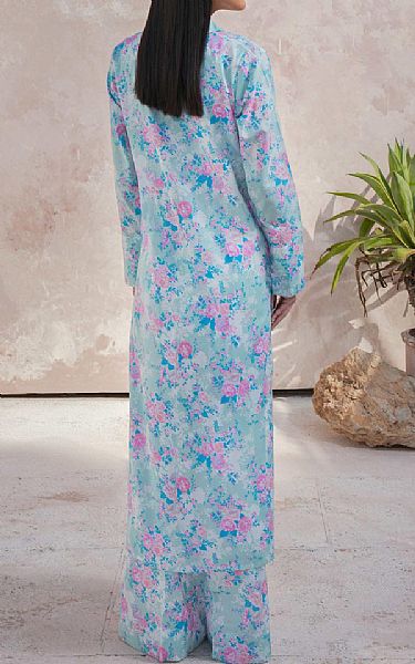 Limelight Sky Blue Lawn Kurti | Pakistani Lawn Dress in USA- Image 2