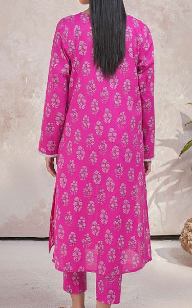 Limelight Shocking Pink Lawn Kurti | Pakistani Lawn Dress in USA- Image 2