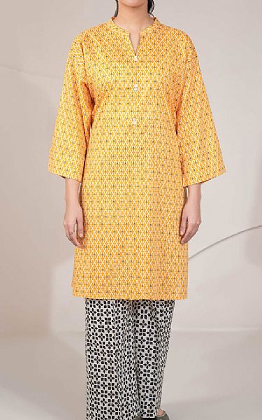 Limelight Golden Yellow Lawn Suit (2 Pcs) | Pakistani Lawn Dress in USA- Image 1