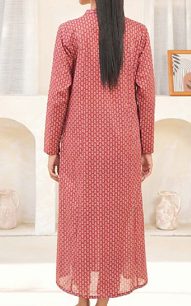Limelight Pastel Red Lawn Suit (2 Pcs) | Pakistani Lawn Dress in USA- Image 2