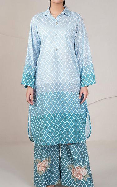 Limelight Blue Lawn Suit (2 Pcs) | Pakistani Lawn Dress in USA- Image 1