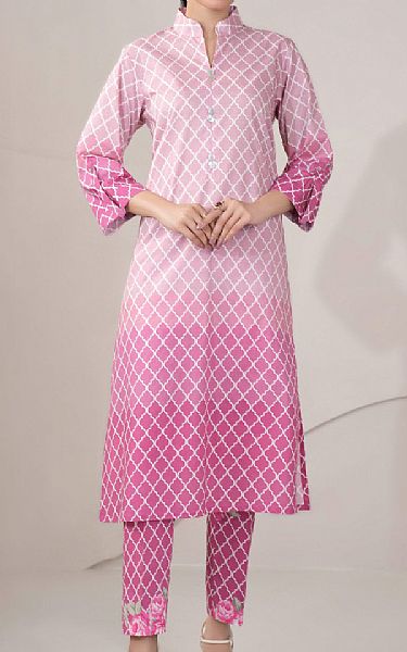 Limelight Pink Lawn Suit (2 Pcs) | Pakistani Lawn Dress in USA- Image 1