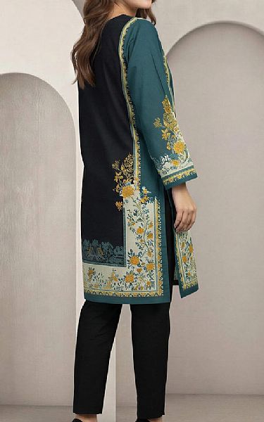Limelight Black/Teal Lawn Kurti | Pakistani Lawn Dress in USA- Image 2
