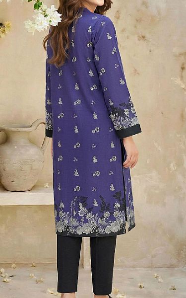 Limelight Blueberry Lawn Kurti | Pakistani Lawn Dress in USA- Image 2