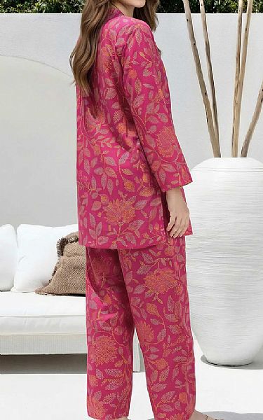 Limelight Cerise Pink Lawn Kurti | Pakistani Lawn Dress in USA- Image 2