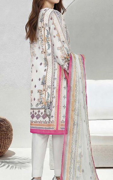 Limelight Off White Lawn Suit (2 Pcs) | Pakistani Lawn Dress in USA- Image 2
