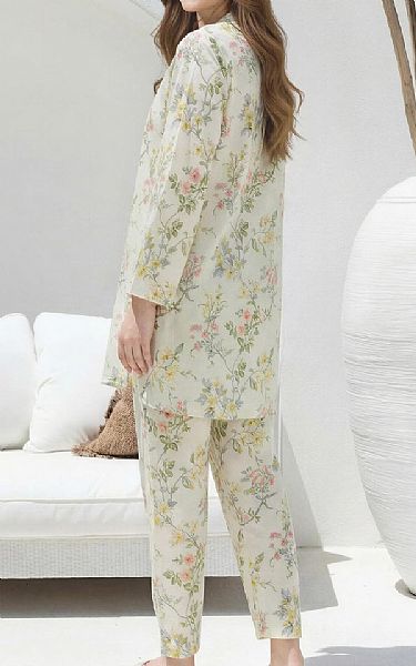 Limelight Off White Lawn Kurti | Pakistani Lawn Dress in USA- Image 2
