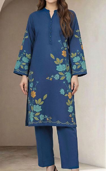 Limelight Blue Lawn Suit (2 Pcs) | Pakistani Lawn Dress in USA- Image 1