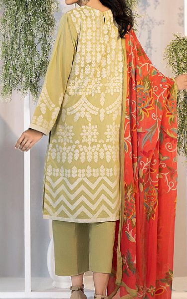 Limelight Lime Green Jacquard Suit (2 Pcs) | Pakistani Dresses in USA- Image 2