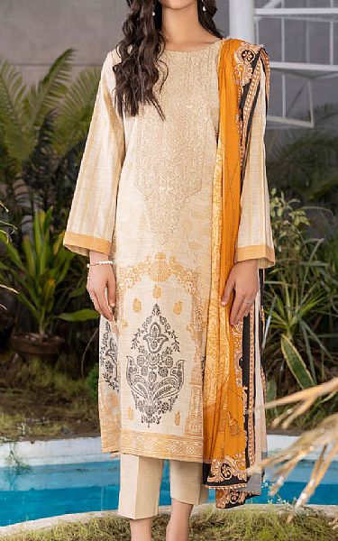 Limelight Ivory Jacquard Suit (2 Pcs) | Pakistani Lawn Suits- Image 1