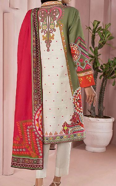 Limelight Off-white Khaddar Suit (2 Pcs) | Pakistani Dresses in USA- Image 2