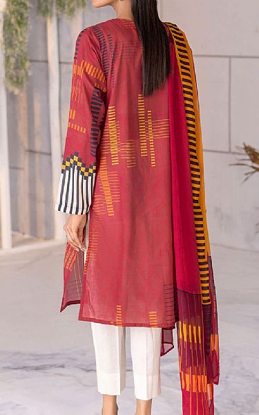 Limelight Bright Red Lawn Suit (2 Pcs) | Pakistani Dresses in USA- Image 2