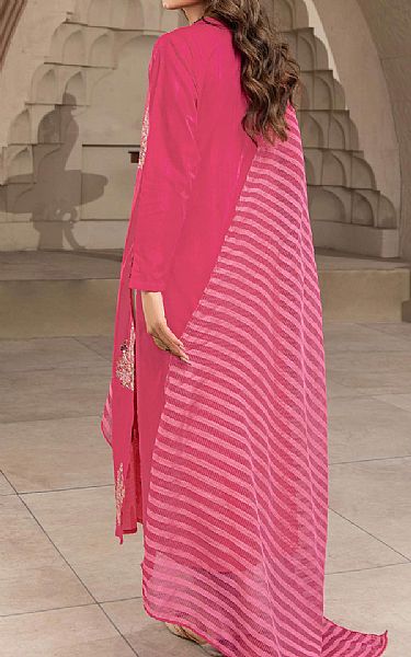 Limelight Brink Pink Jacquard Suit (2 Pcs) | Pakistani Lawn Suits- Image 2