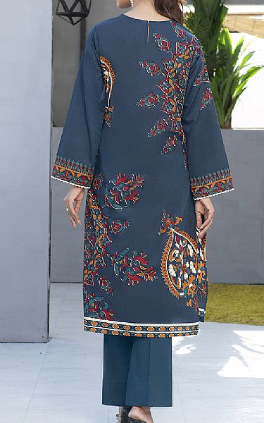 Limelight Denim Blue Cambric Suit (2 Pcs) | Pakistani Dresses in USA- Image 2
