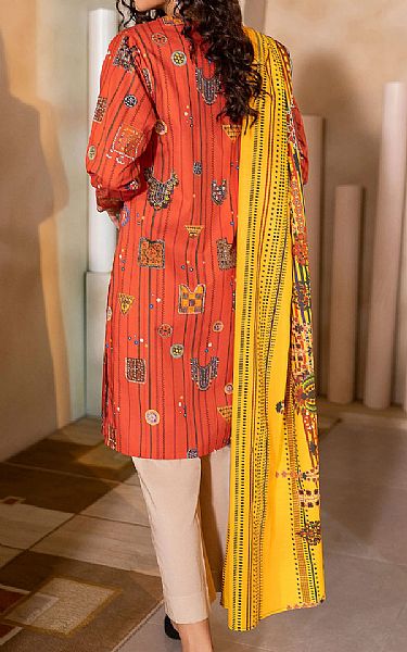 Limelight Coral Khaddar Suit (2 Pcs) | Pakistani Dresses in USA- Image 2