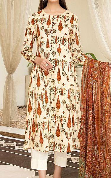 Limelight Off-white Cambric Suit (2 Pcs) | Pakistani Dresses in USA- Image 1