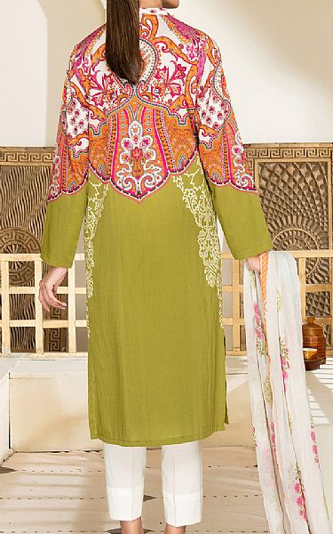 Limelight Apple Green Cambric Suit (2 Pcs) | Pakistani Dresses in USA- Image 2