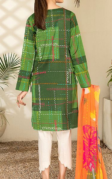 Limelight Forest Green Cambric Suit (2 Pcs) | Pakistani Dresses in USA- Image 2