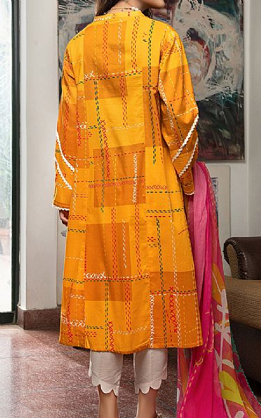 Limelight Orange Cambric Suit (2 Pcs) | Pakistani Dresses in USA- Image 2