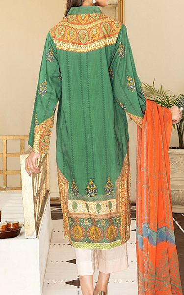 Limelight Emerald Green Cambric Suit (2 Pcs) | Pakistani Dresses in USA- Image 2