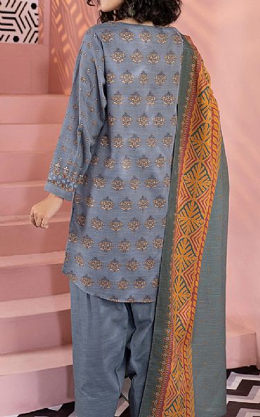 Slate Grey Khaddar Suit (2 Pcs) | Limelight Pakistani Winter Dresses