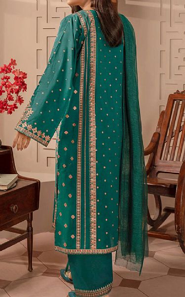Limelight Teal Cambric Suit | Pakistani Dresses in USA- Image 2