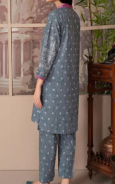 Limelight Slate Grey Cambric Kurti | Pakistani Dresses in USA- Image 2