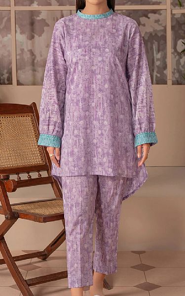 Limelight Lilac Cambric Kurti | Pakistani Dresses in USA- Image 1