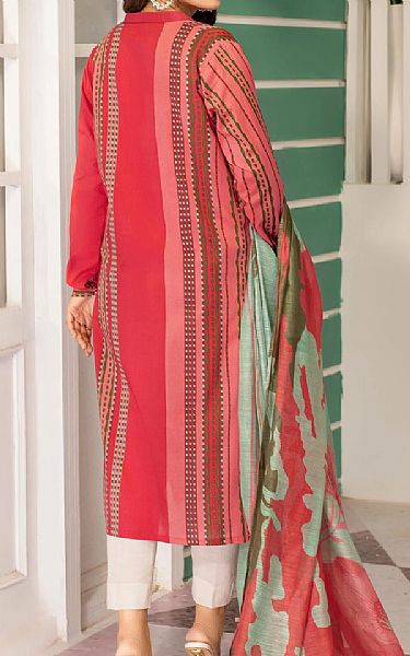 Limelight Alizarin Crimson Cambric Suit (2 Pcs) | Pakistani Dresses in USA- Image 2
