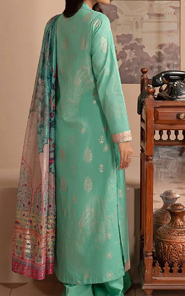 Limelight Aqua Cambric Suit | Pakistani Dresses in USA- Image 2