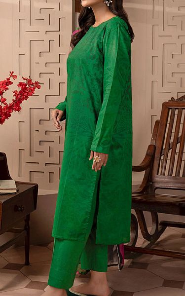 Limelight Forest Green Cambric Suit | Pakistani Dresses in USA- Image 2