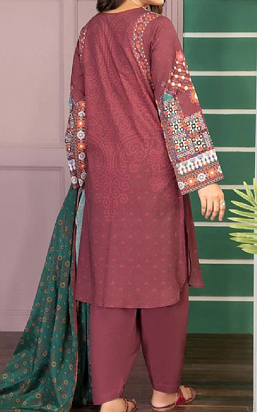 Limelight Raspberry Red Cambric Suit | Pakistani Dresses in USA- Image 2