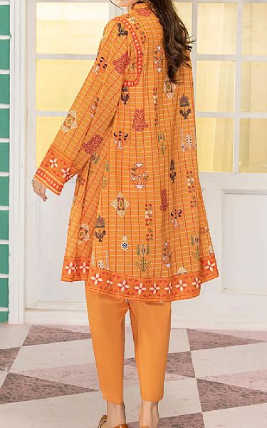 Limelight Flame Orange Cambric Suit (2 Pcs) | Pakistani Dresses in USA- Image 2