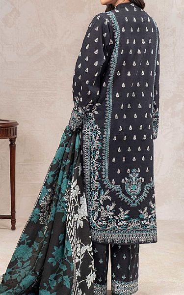 Limelight Black Khaddar Suit | Pakistani Winter Dresses in USA- Image 2