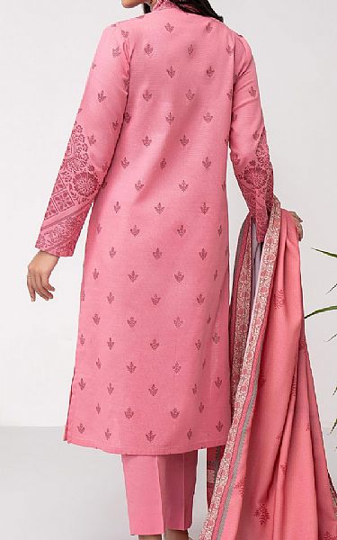 Limelight Pink Khaddar Suit | Pakistani Winter Dresses in USA- Image 2