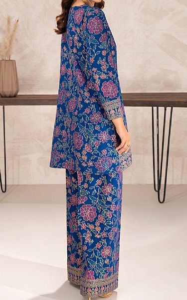 Limelight Blue Khaddar Kurti | Pakistani Winter Dresses in USA- Image 2