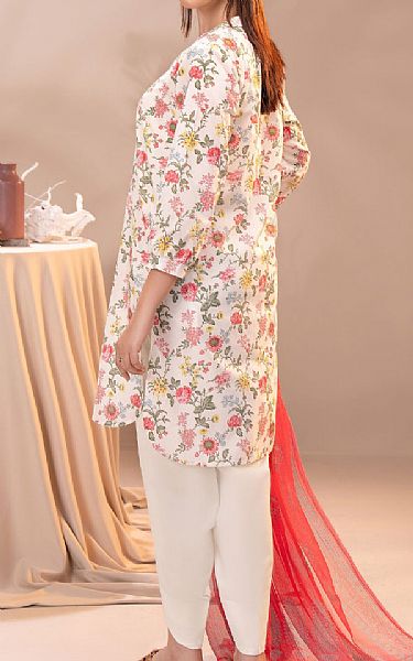 Limelight White Cambric Suit | Pakistani Winter Dresses in USA- Image 2