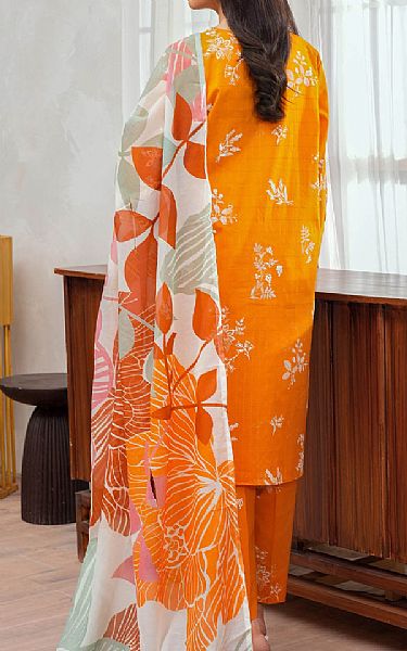 Limelight Orange Lawn Suit | Pakistani Lawn Dress in USA- Image 2