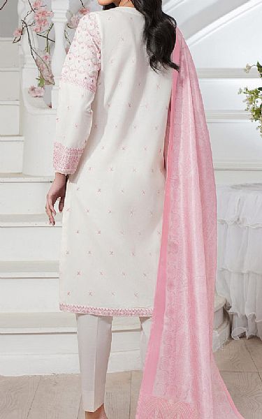 Limelight Off White/Pink Lawn Suit | Pakistani Lawn Dress in USA- Image 2