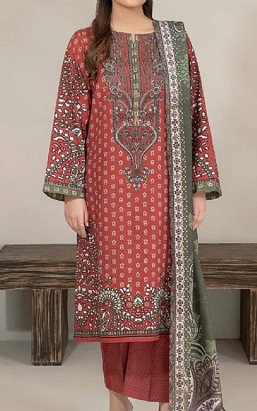 Limelight Rose Vale Khaddar Suit | Pakistani Winter Dresses in USA- Image 1