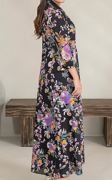 Limelight Black Khaddar Kurti | Pakistani Winter Dresses in USA- Image 2