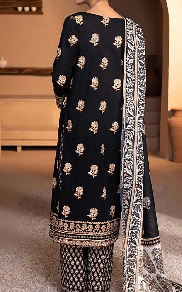 Limelight Black Khaddar Suit | Pakistani Winter Dresses in USA- Image 2