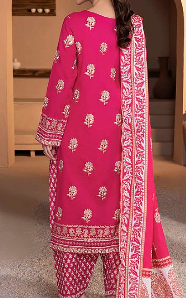 Limelight Cerise Pink Khaddar Suit | Pakistani Winter Dresses in USA- Image 2
