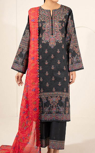Limelight Black Lawn Suit | Pakistani Lawn Dress in USA- Image 1
