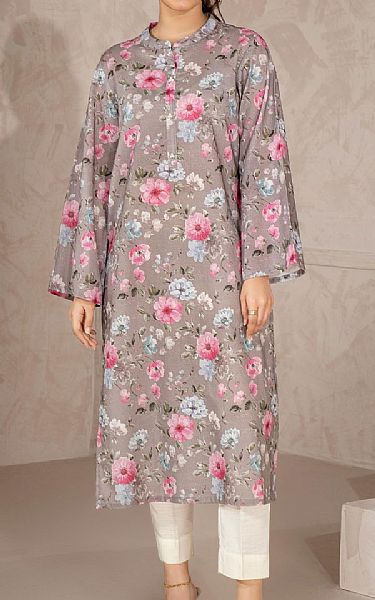 Limelight Grey Khaddar Kurti | Pakistani Winter Dresses in USA- Image 1
